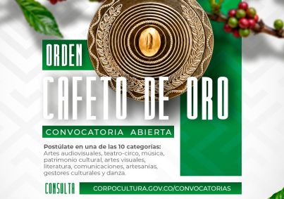 Abierta convocatoria para otorgar distinción Cafeto de Oro 2026