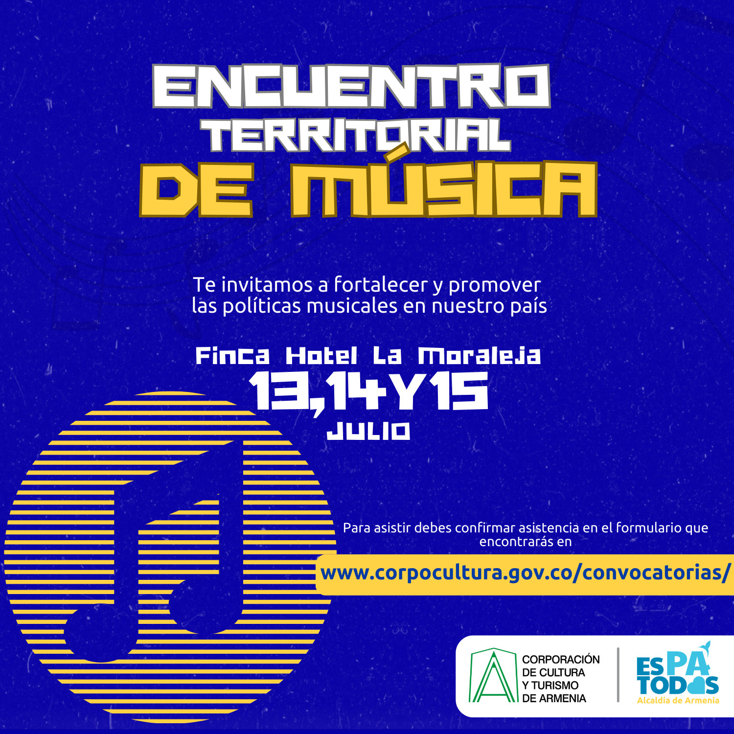 Afiche de Encuentro Territorial de Música