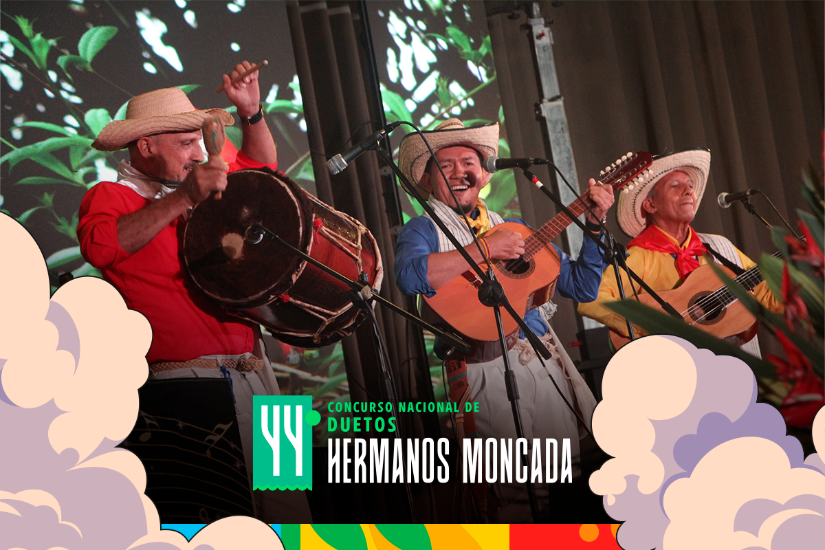 Afiche de Concurso Nacional De Duetos Hermanos Moncada