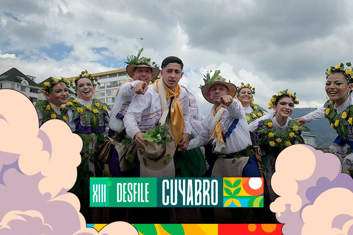 Afiche de Abrimos inscripciones para la versión N.° 13 del Desfile Cuyabro 2025