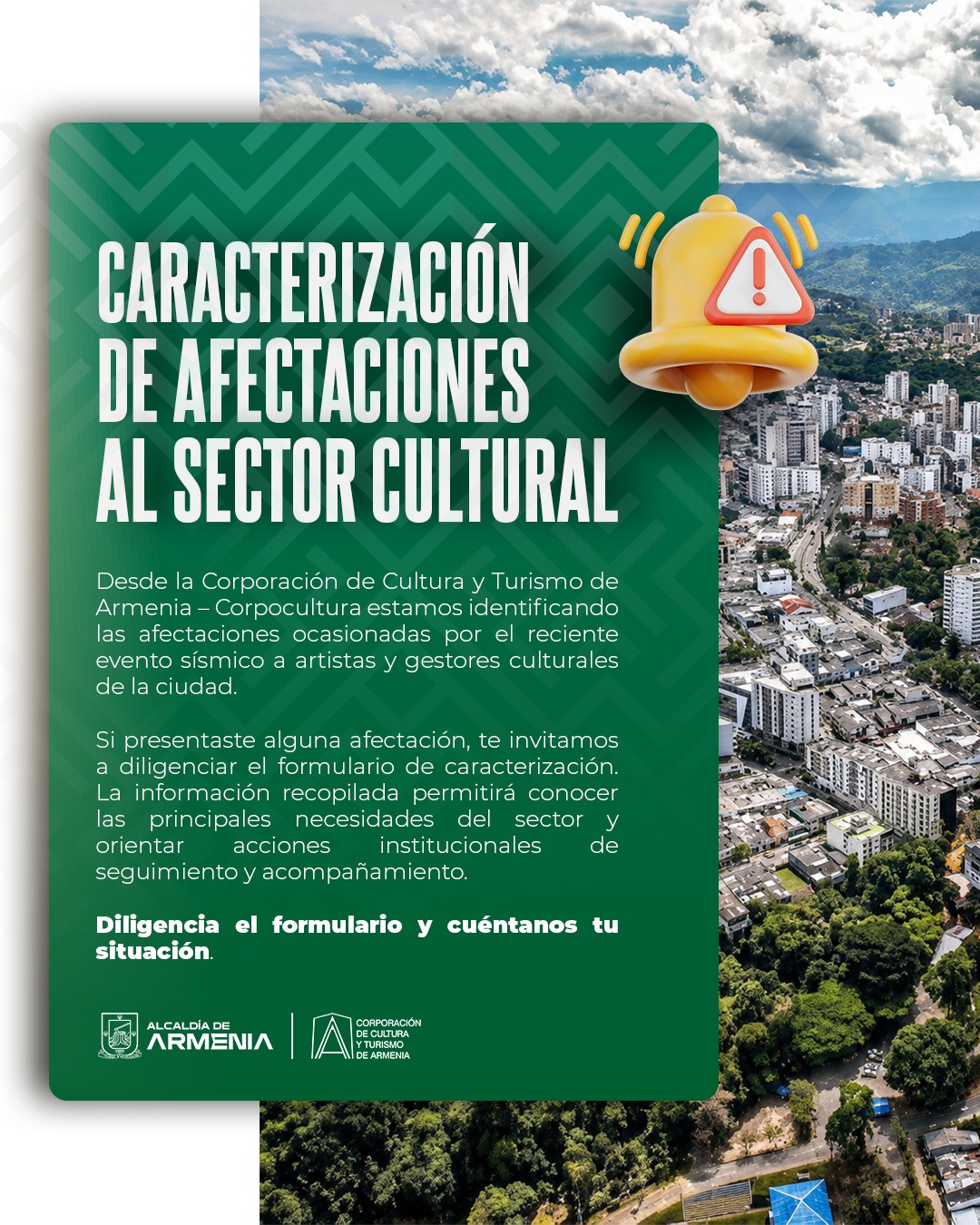 Caracterización de afectaciones al sector cultural